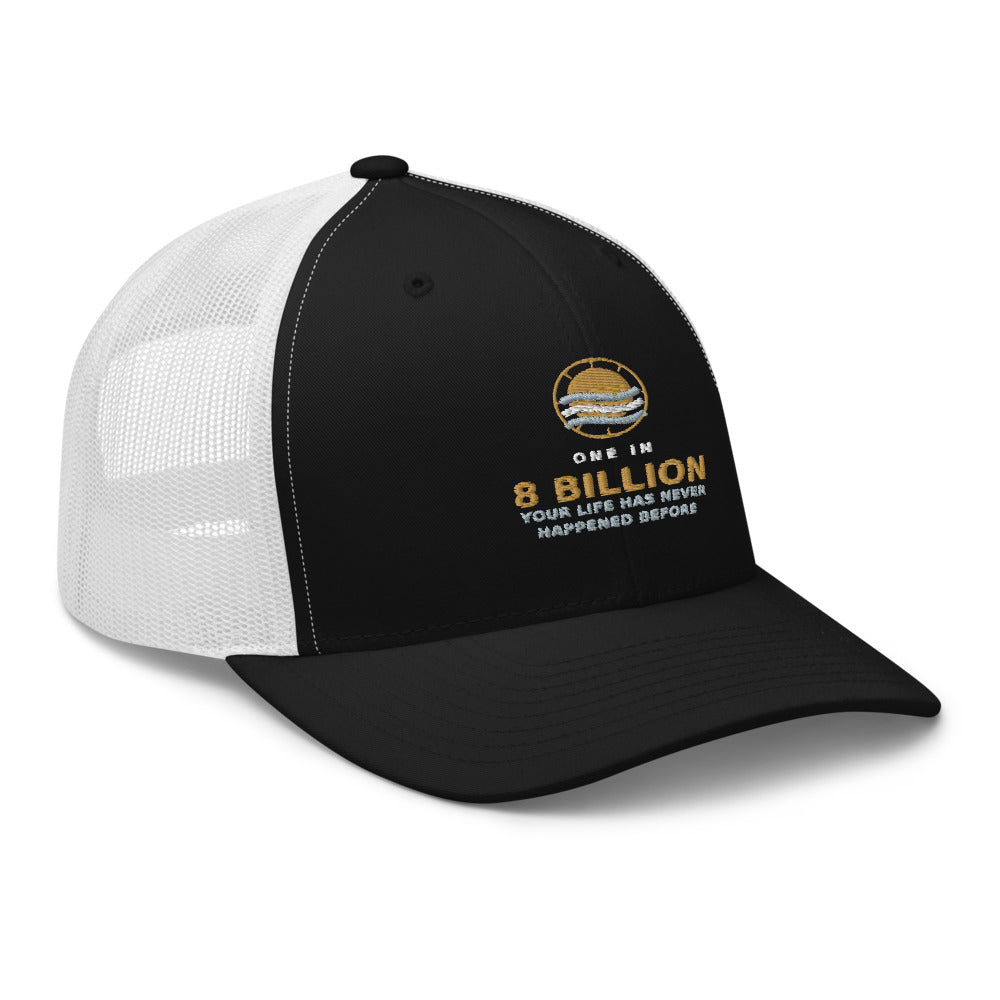 Full Story Retro Trucker (Black/White Mesh)
